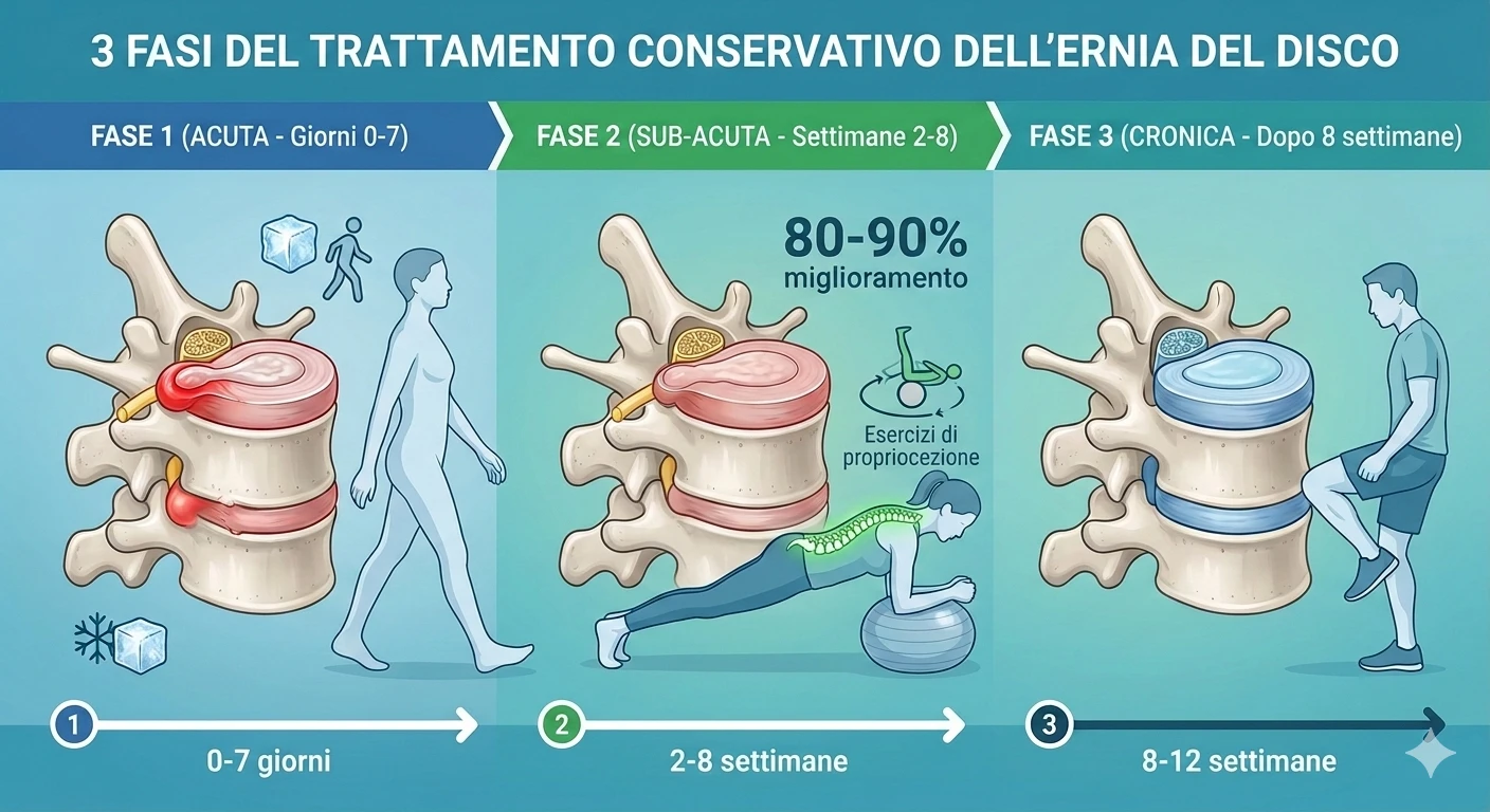 Trattamento conservativo ernia disco